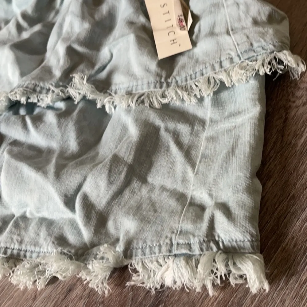 Love Stitch Double Ruffle Skirt/Top Size Small Blue - Image 3