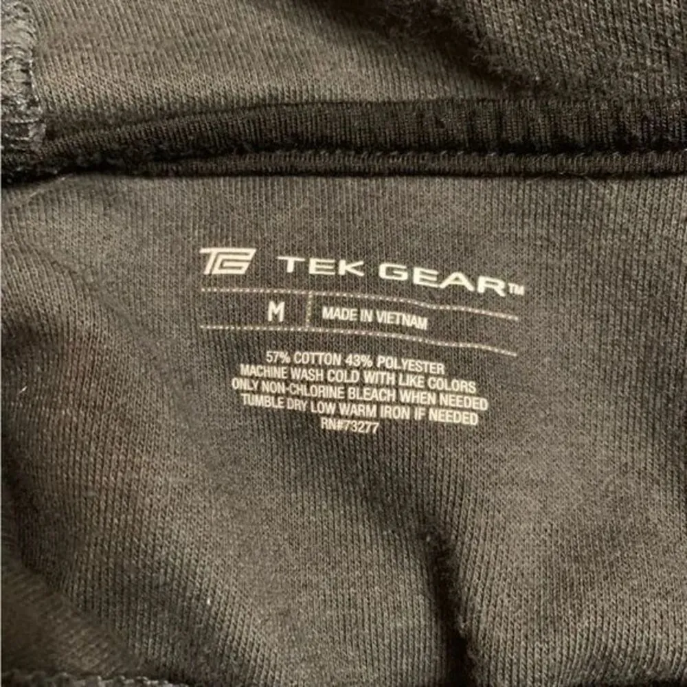 Tek Gear Pullover Hoodie womens Medium Gray Cowl Neck Activewear Top Comfy Sport - Image 3