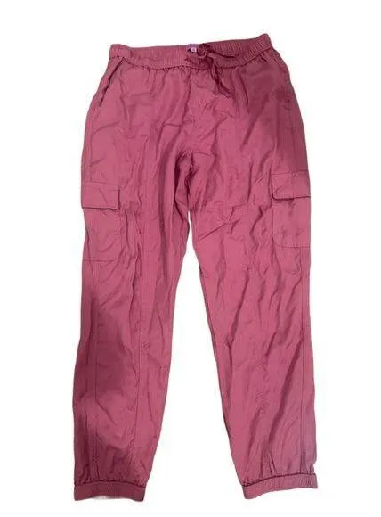 Miami for Francesca’s Size Medium Pink Mauve Melisa Soft Jogger Cargo Pants NWOT - Image 1