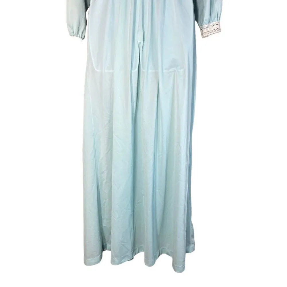 ‎Vintage Miss Elaine Night Gown Blue Size undefined - Image 9