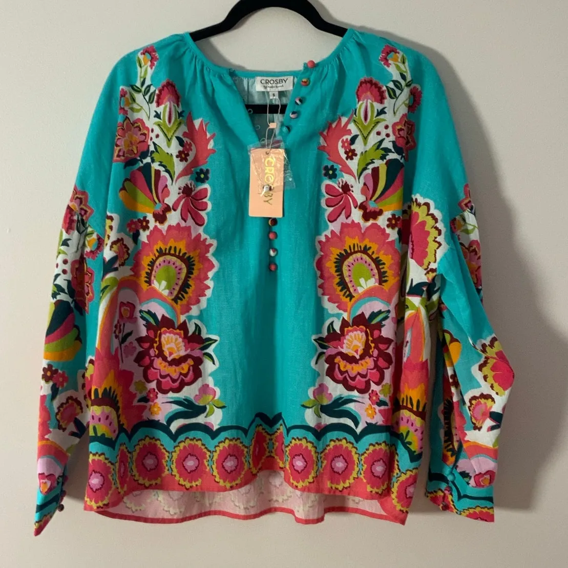 Crosby‎ Bryleigh Top- Petal Paradise NWT size small - Image 4