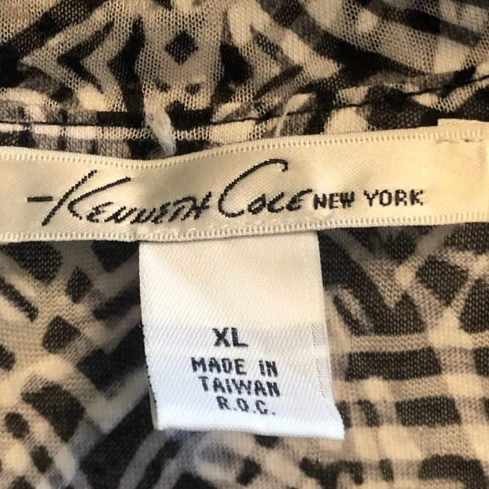 Kenneth Cole New York Pullover Top Sheer Size XL - Image 4