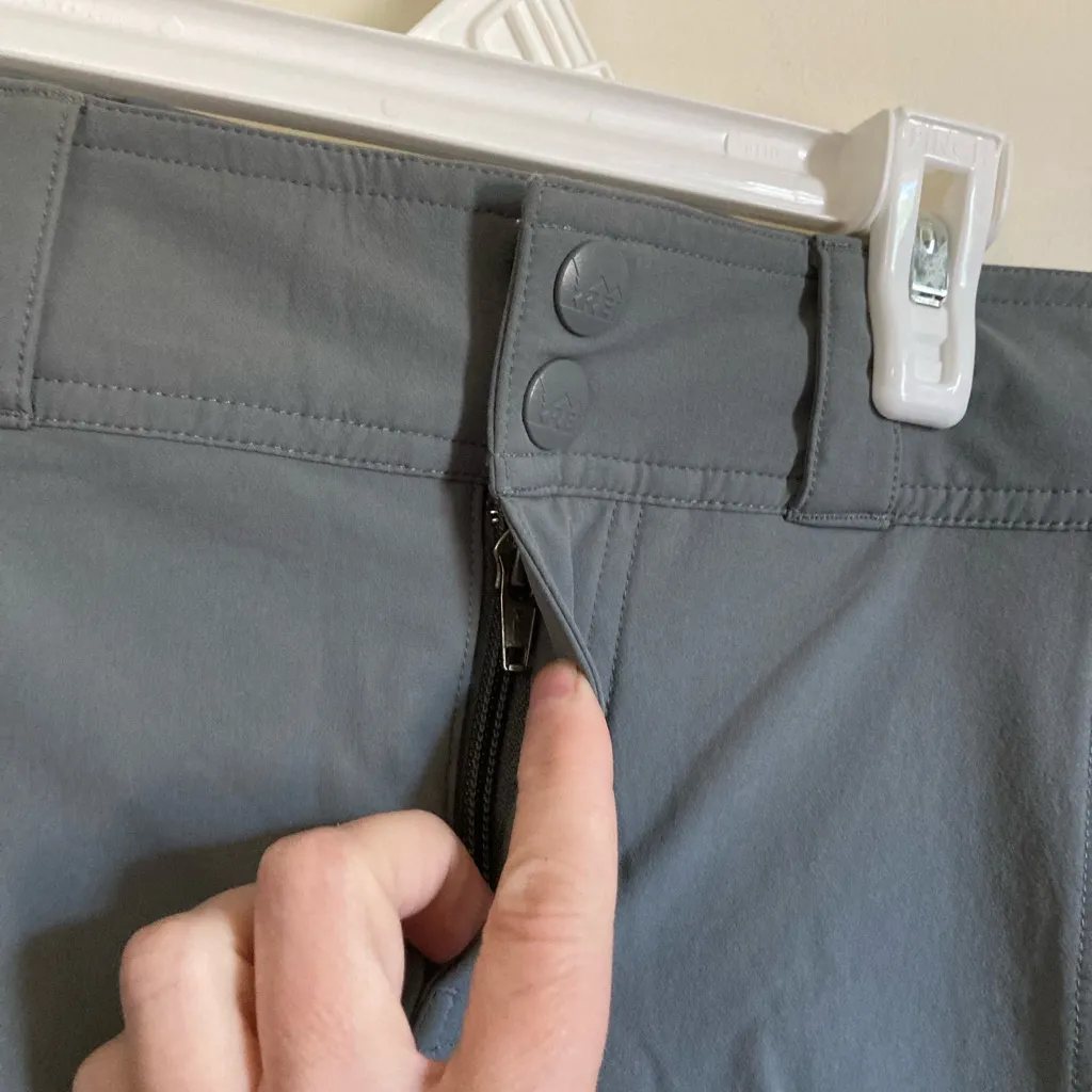 REI Screeline Gray Lightweight Outdoor Hiking Pants Size 12 - Image 6