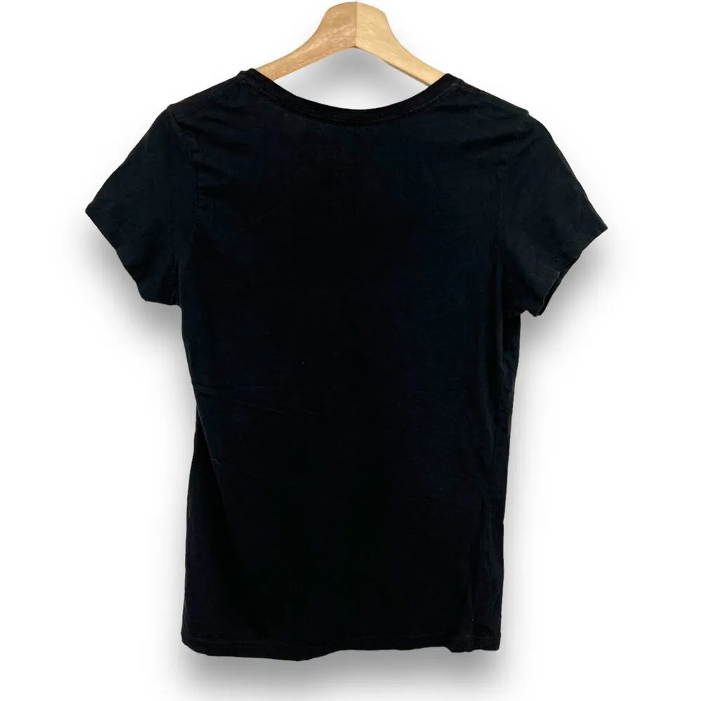 Majestic LARGE Black Giants Baseball MLB Fitted Tee Shirt T-Shirt Short Sleeve - Image 2