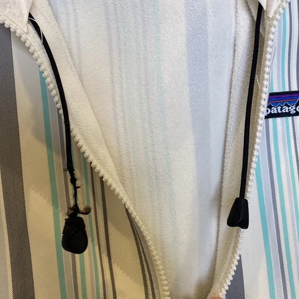 Patagonia Striped Women’s Soft Shell Jacket/Hoodie Zip Outdoors Polyester Sz Sm - Image 5