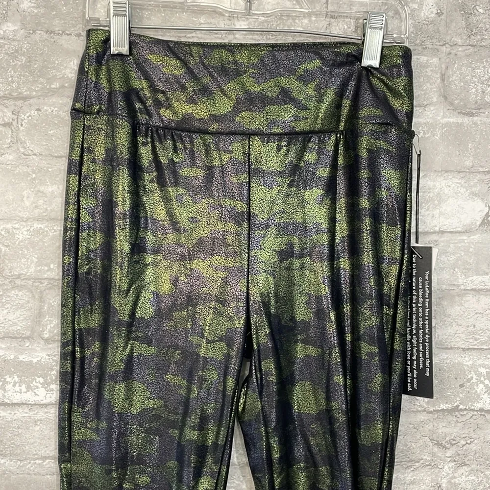 Lularoe Luxe Camo Foil Leggings - Image 2
