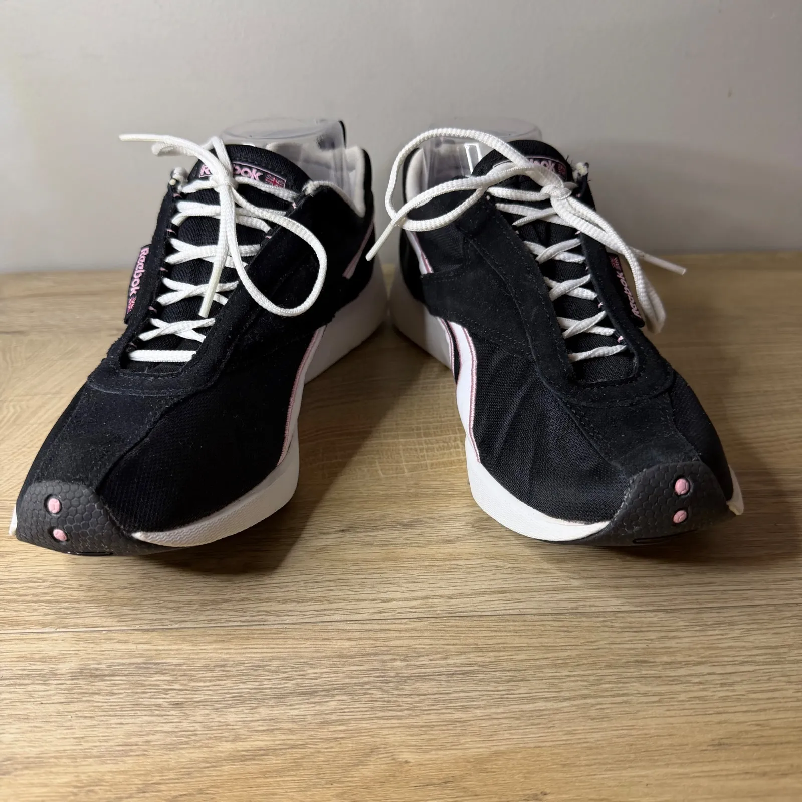 Reebok Memory Tech LT Black Pink White Running Shoes Walking Sneakers Womens 8.5 - Image 5