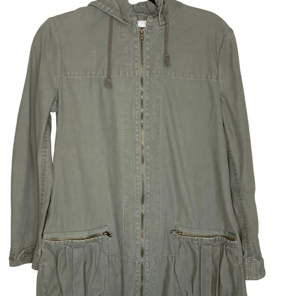 Cotton On Women's Green Utility Jacket Size Medium - Image 2