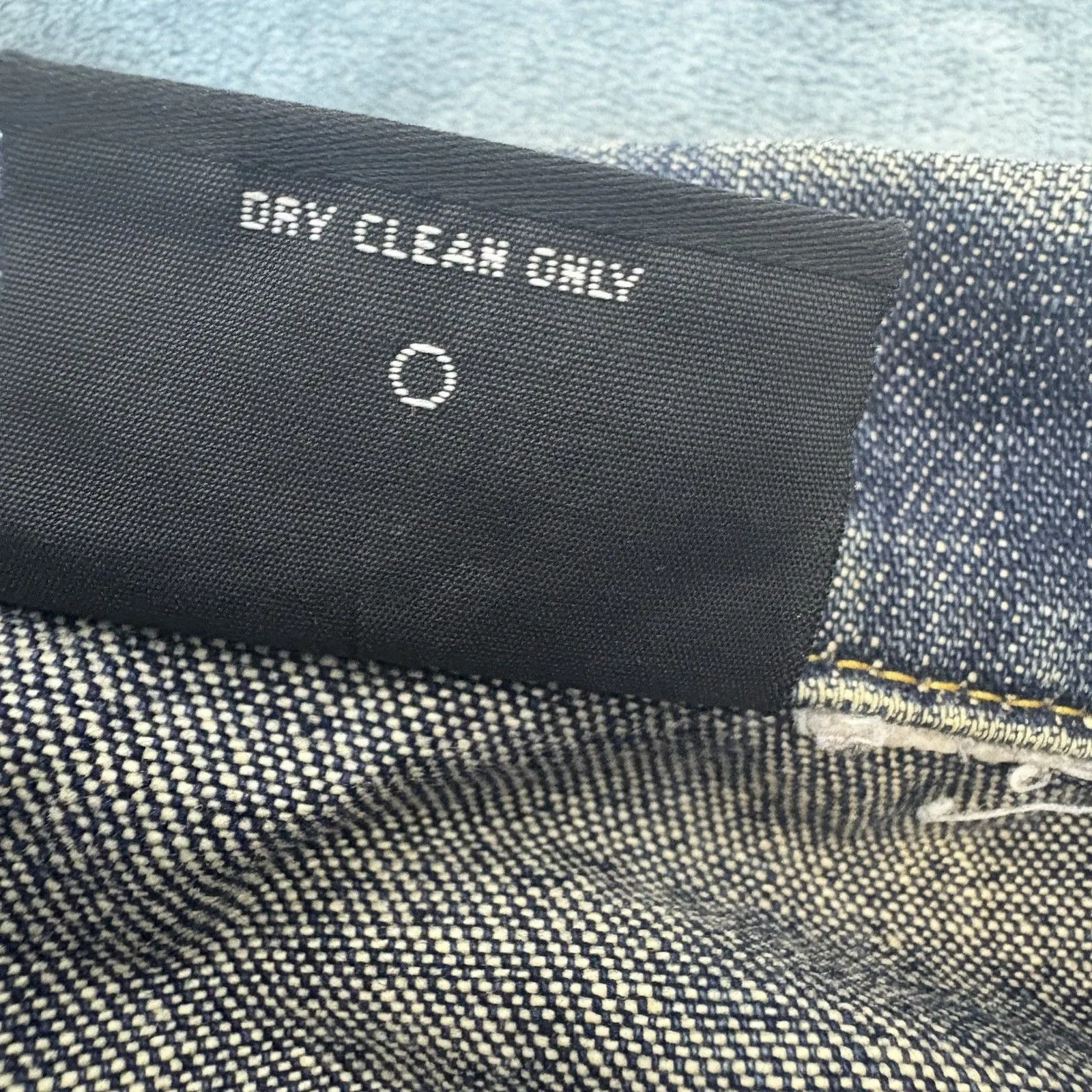 Polo Ralph Lauren Denim Jacket Rhinestone Flag Size Medium - Image 6