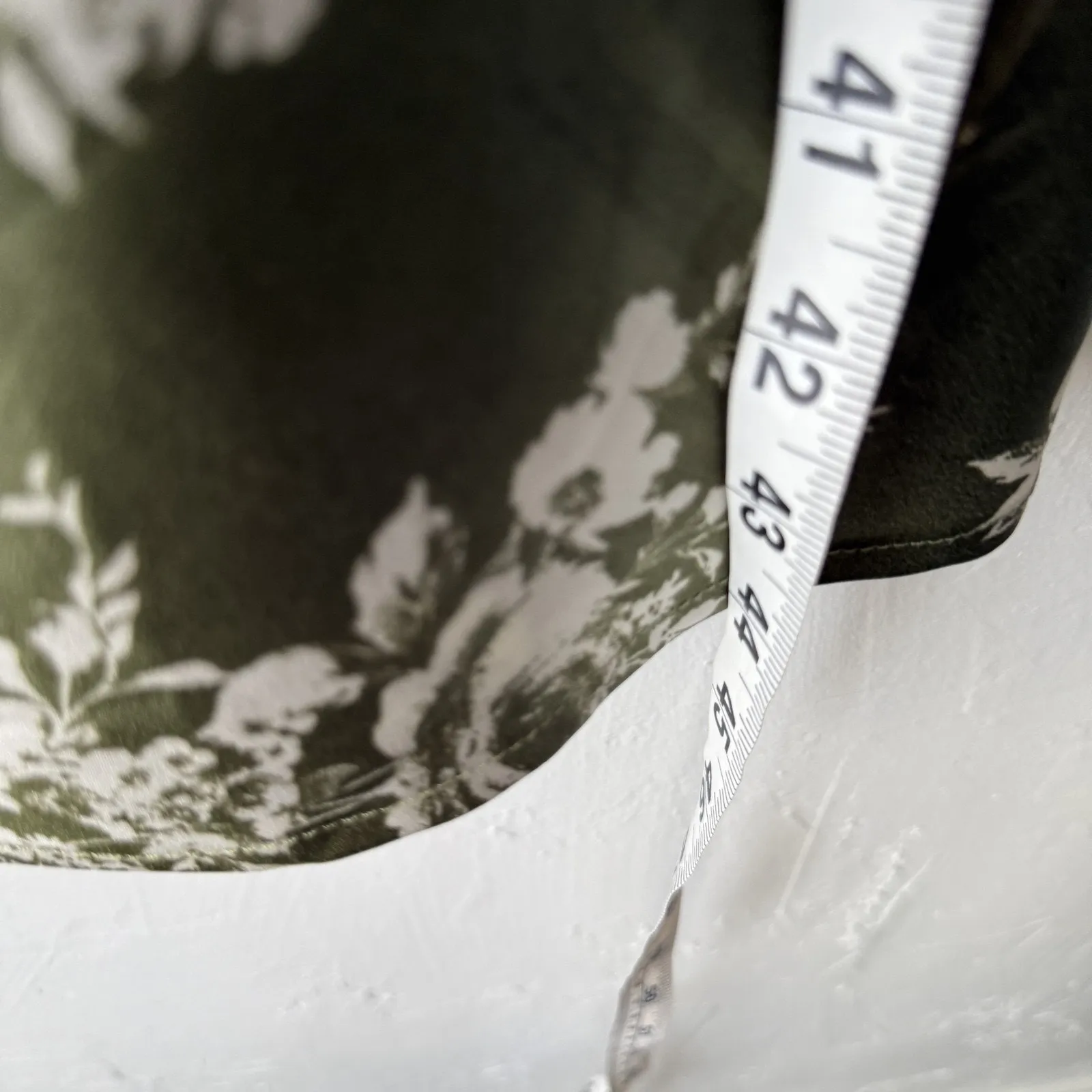 Inspired Hearts Dress Milkmaid Y2k Medium Floral‎ Maxi Cottagecore Puff Sleeve Green - Image 10