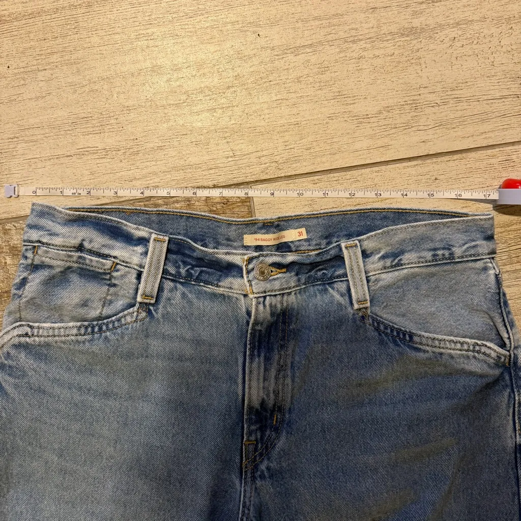 Levi’s ‘94 Wide Leg Baggy Jeans Blue Size 31 - Image 2