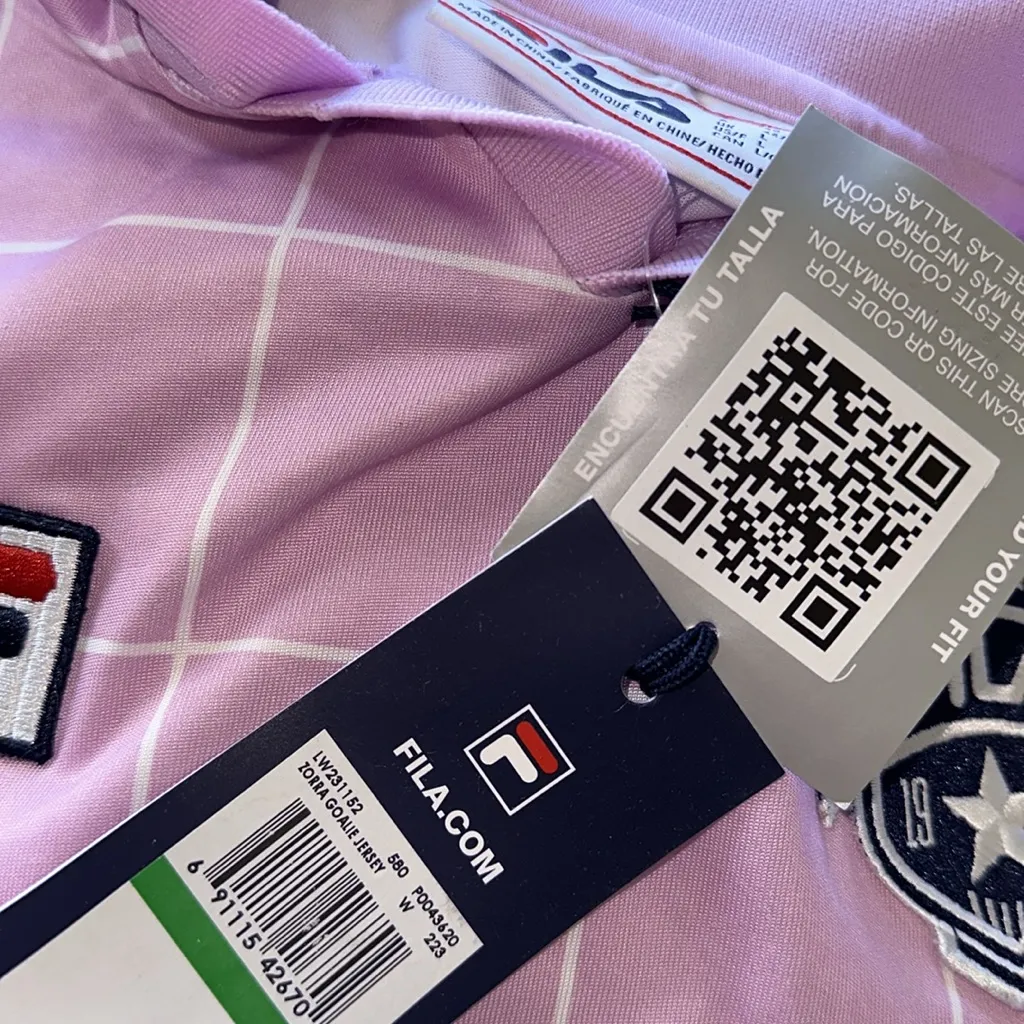 NWT FILA The Soccer Collection Zorra Goalie Jersey Top - Image 7