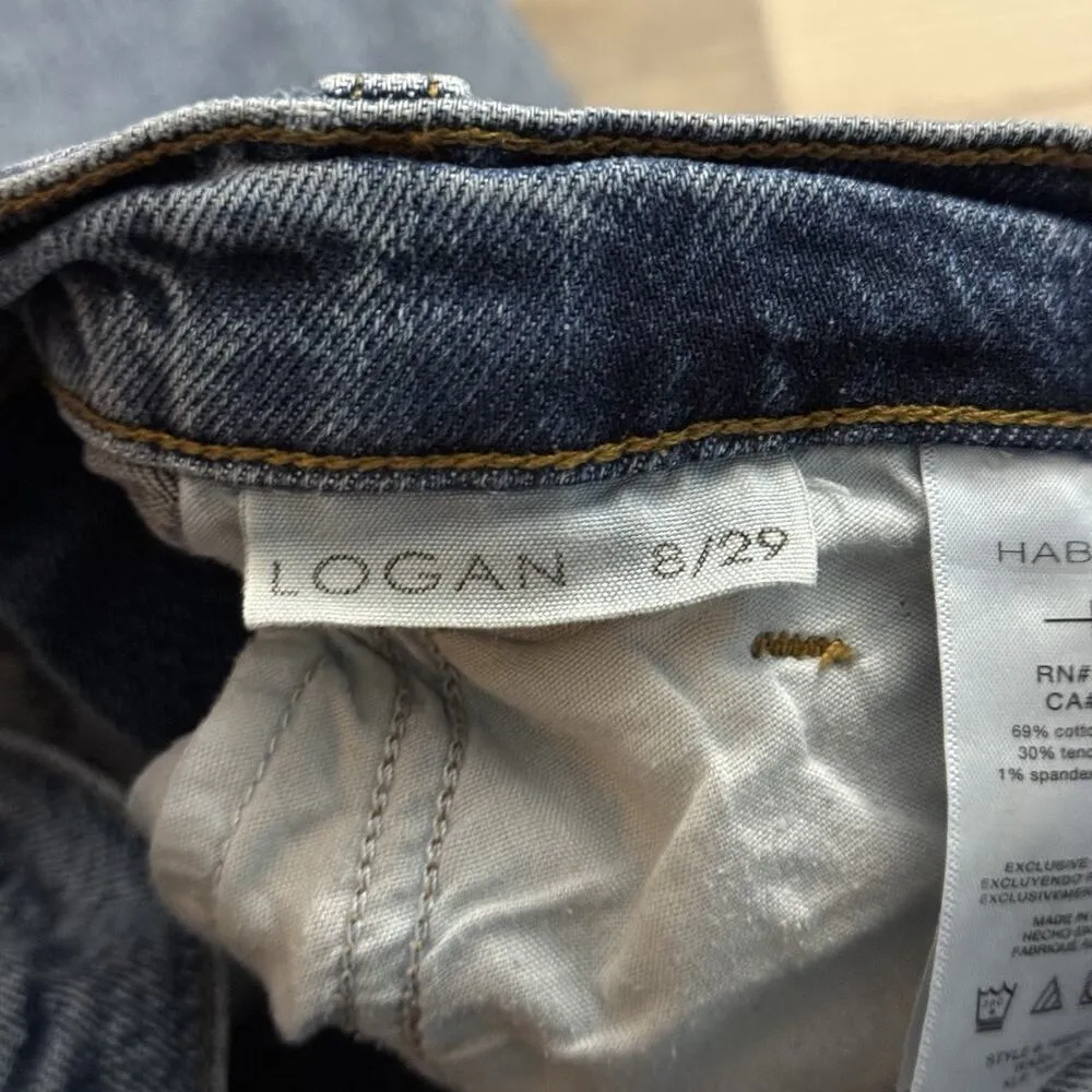 Habitual Logan Jeans Size 8/29 Medium Wash with Slight Flare Women’s - Image 7