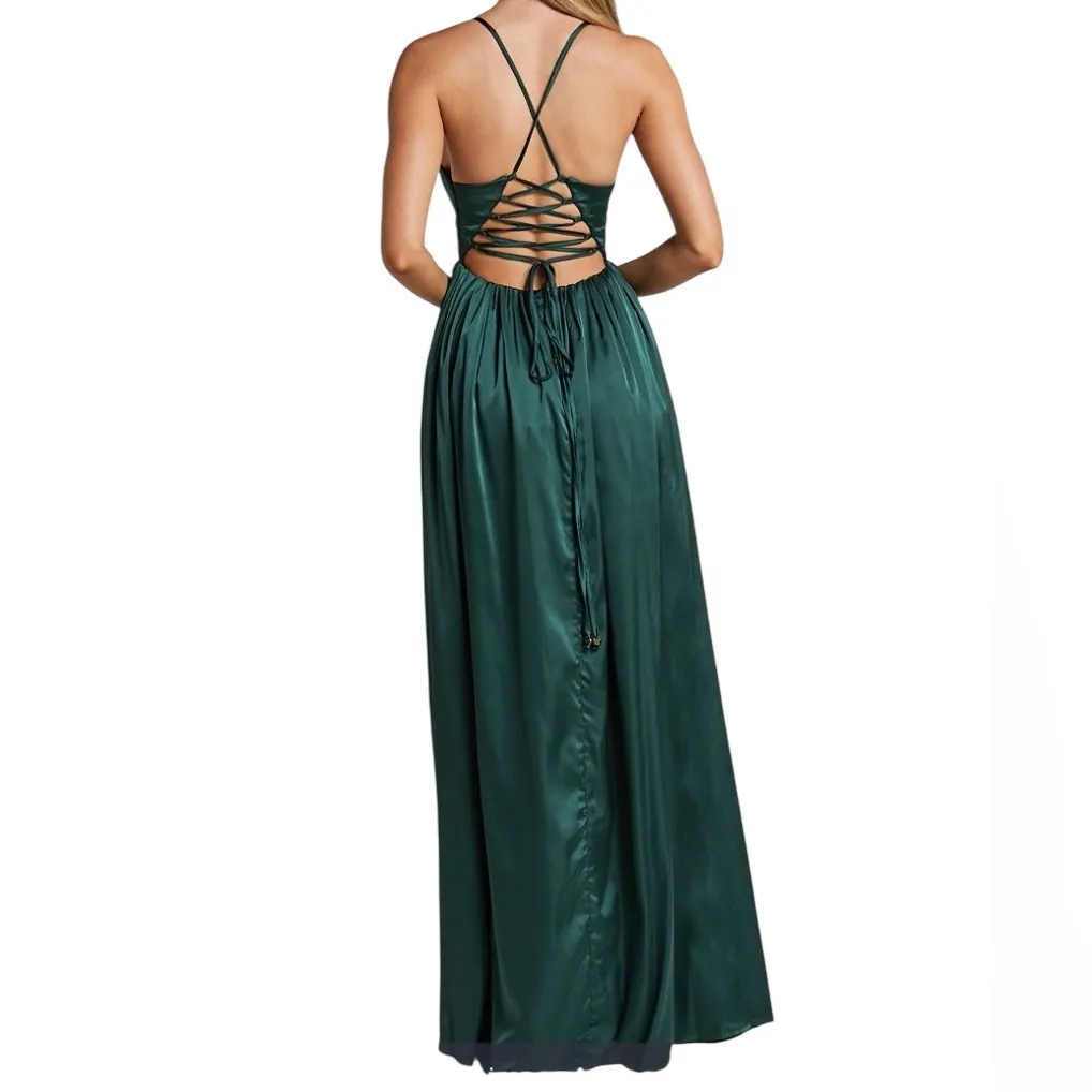 ShowPo. I want the World to‎ Know Green Dress Never worn with tags size 6 US - Image 2