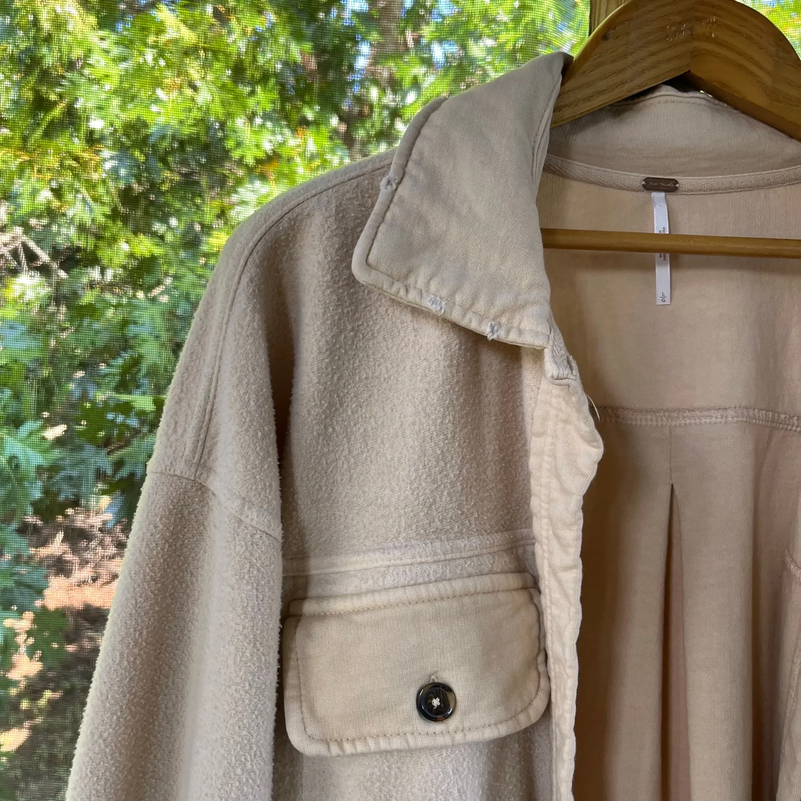 Free People Women's Ruby Jacket In Mustard Seed Size L - Image 5