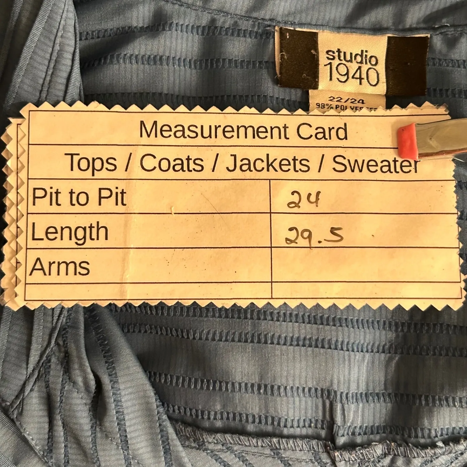 Studio‎ 1940 Button Up Shirt Teal 22 - Image 8