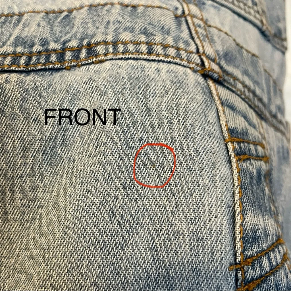 Vintage Bib Overalls High Waisted 90s Denim Women’s High Rise Light Wash Blue Size 6 - Image 9