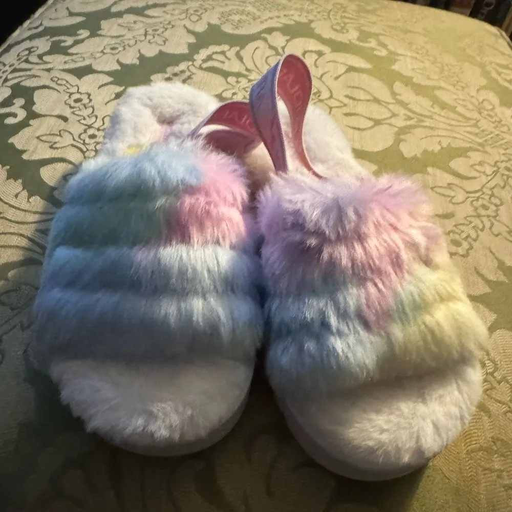 Koolaburra by UGG Unisex - K Fuzz'n Pastel Sandal, Size 9 NWT Cozy Gift Ready - Image 14