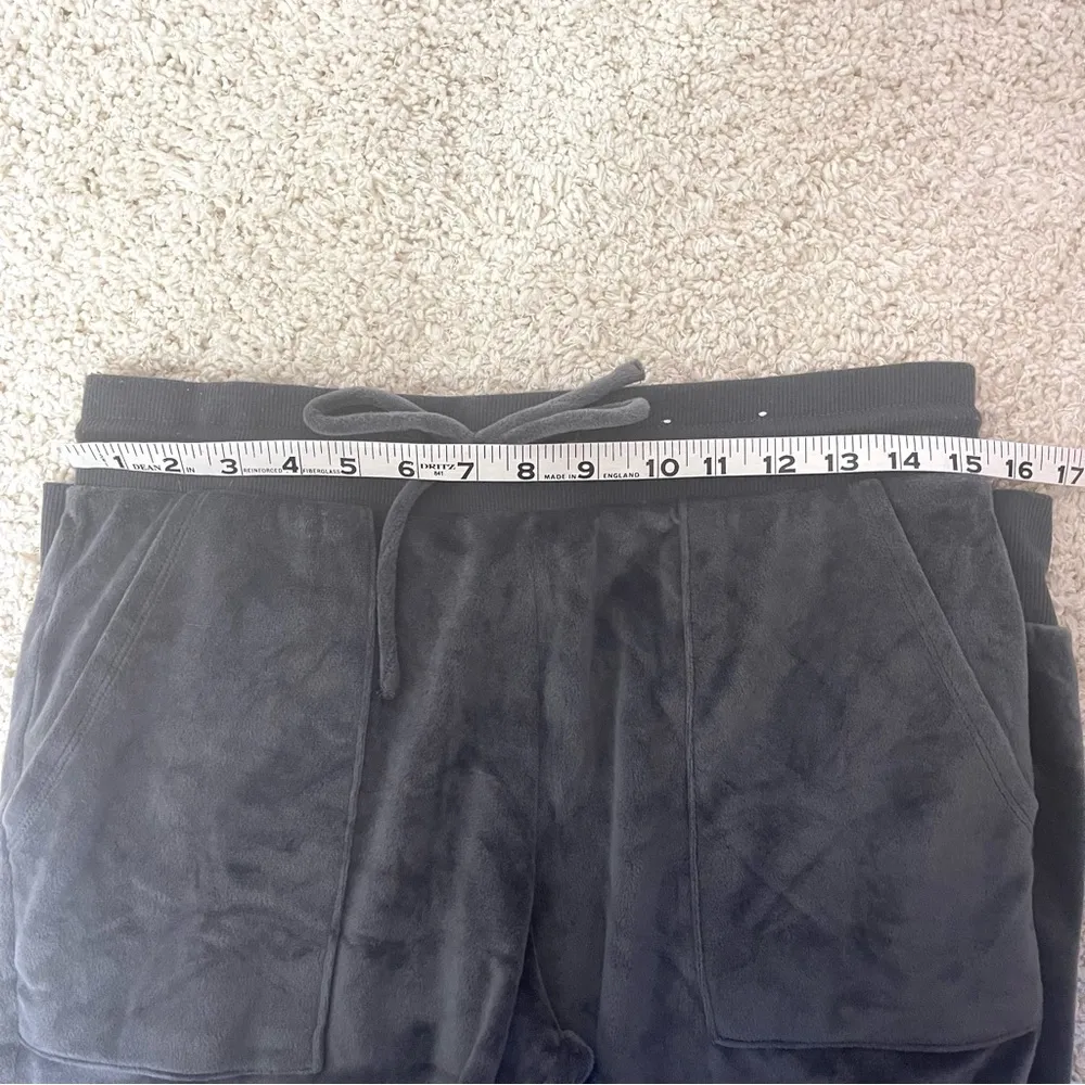 Stars Above Gray Velour Joggers - Image 3