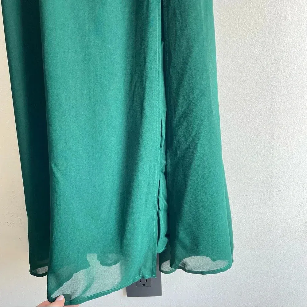 Reformation Juliette Dress Green 4 - Image 10
