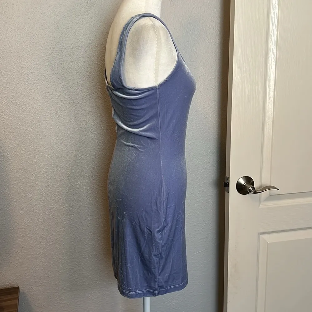 Urban Outfitters Square Neck Velvet Mini Tank Dress Size Small - Image 2