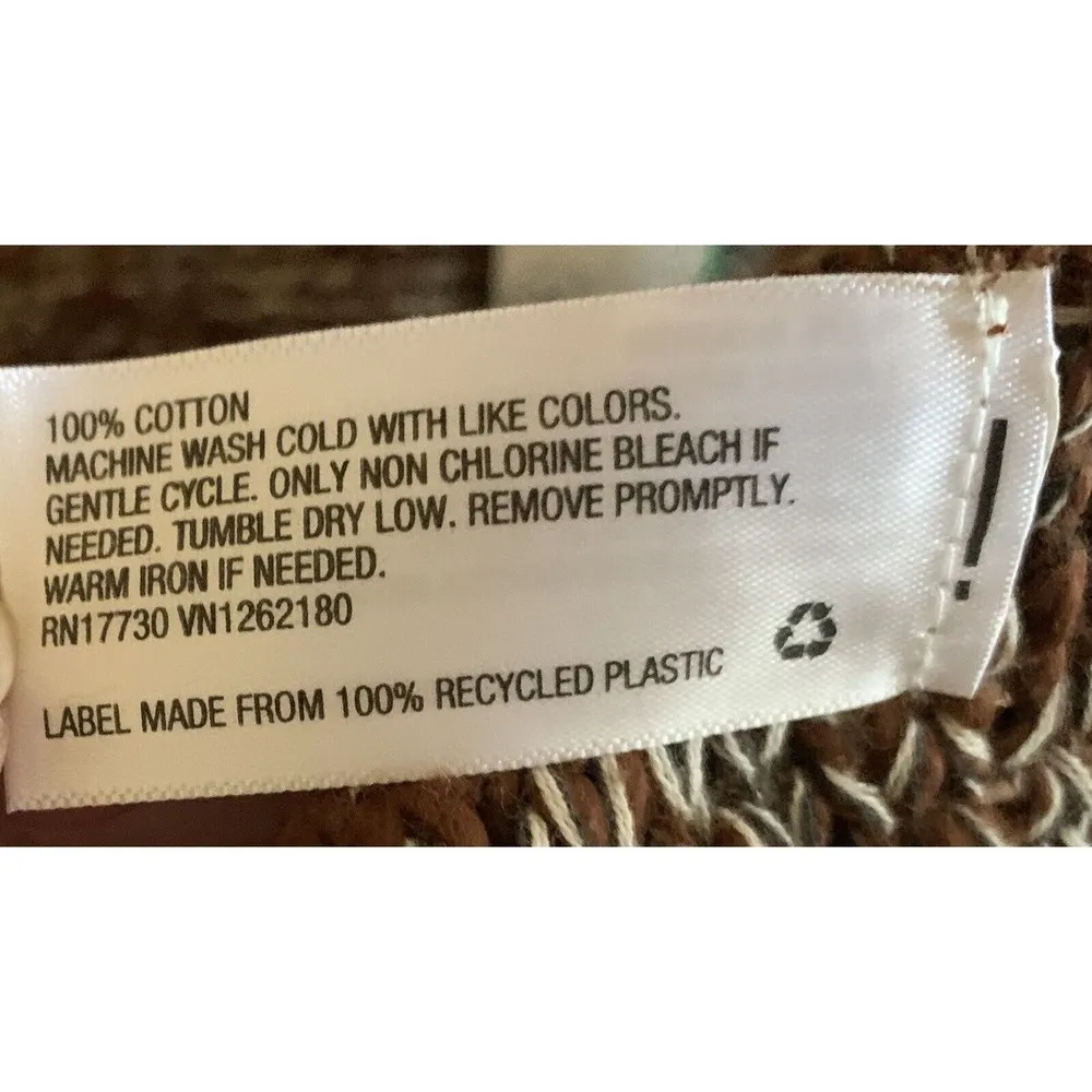 Universal Thread Pullover Sweater Womens MediumRaglan Sleeve Hi-Lo Brown  NWT - Image 9