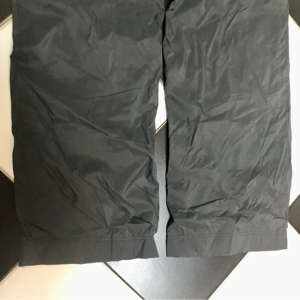 Vintage Y2K Armani Exchange AX Utility Cargo Pants Parachute Dark Olive Green 10 Black - Image 5