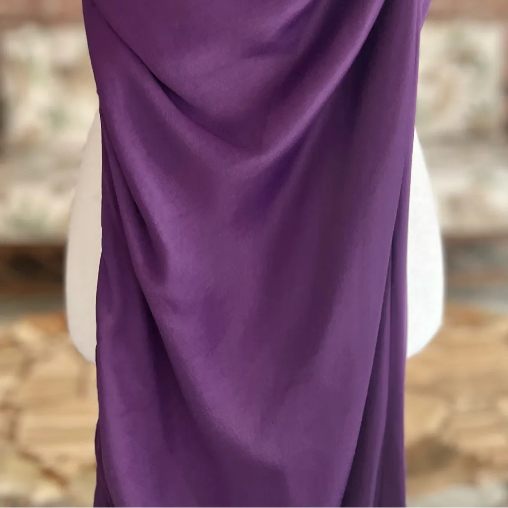 NWT Zara Dress Satin Rhinestone Strap Dress S Mini Cocktail Party Glam Holiday - Image 6