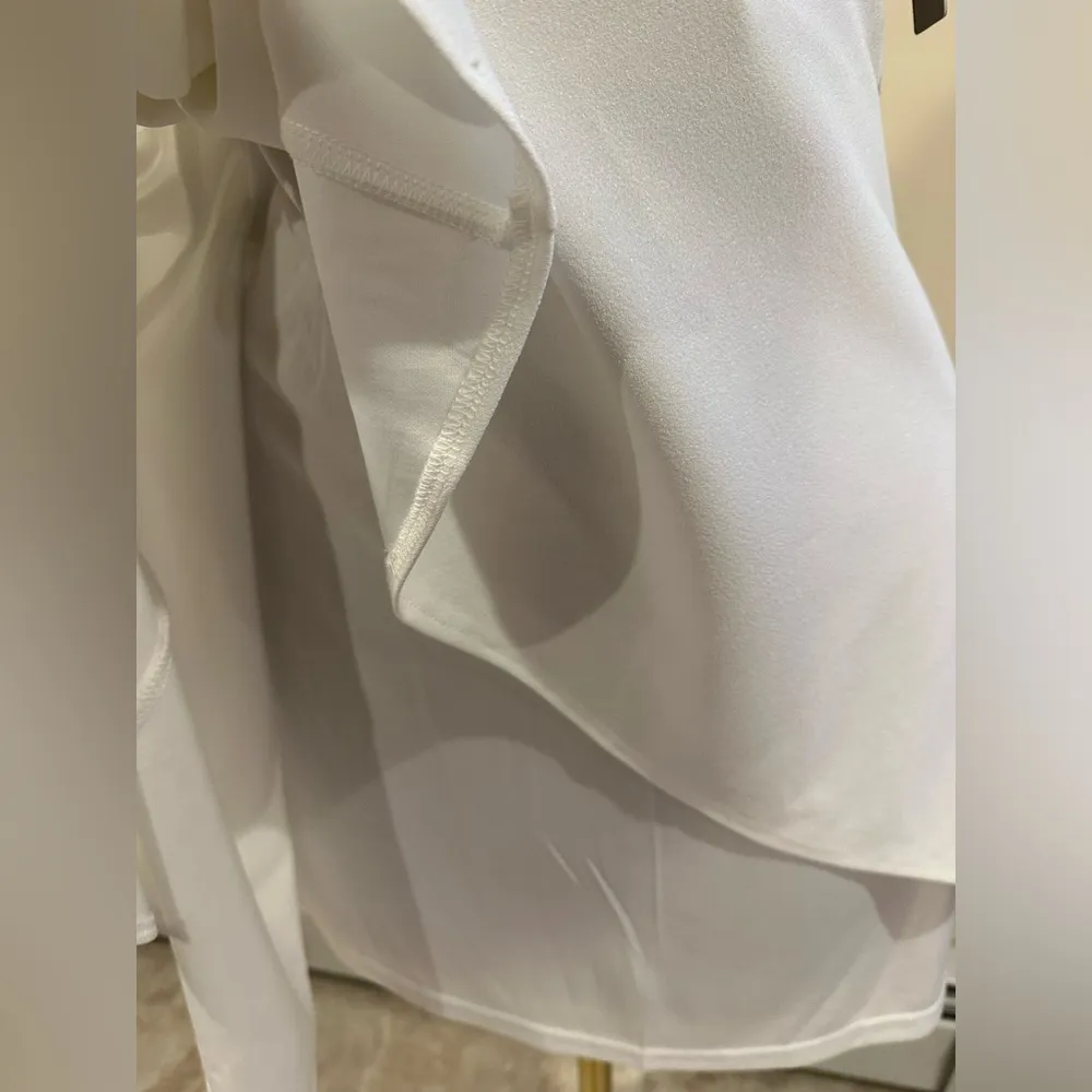 LuLaRoe NWT White Fit & Flare.Letter of Love  Skater Dress Thick Material.Sz S. - Image 9