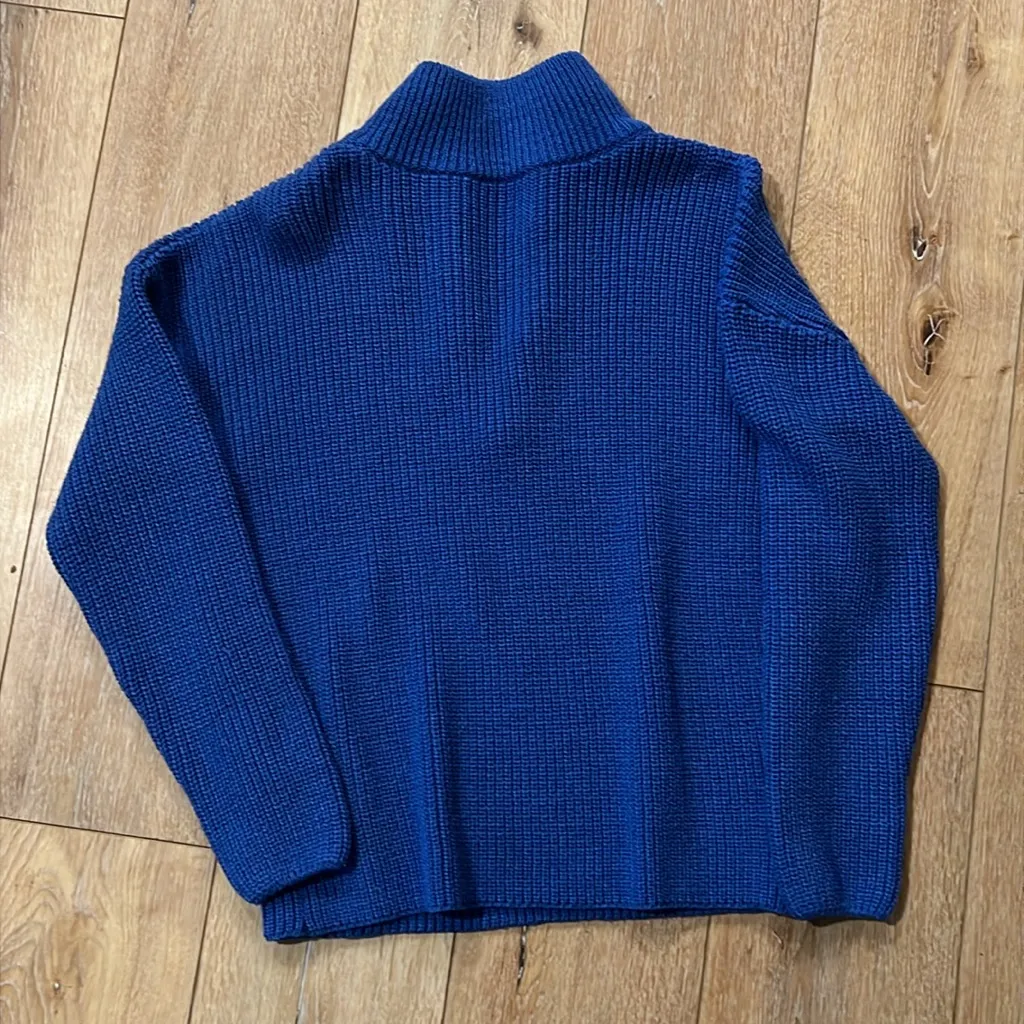 Blue Amazon quarter zip sweater Size M - Image 2