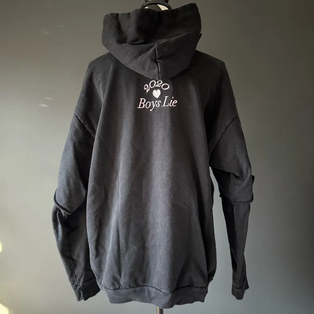 BOYS LIE Say You Want Me Too Hoodie Black W/ Pink Letters Feb 2020 Drop One Size - Image 3