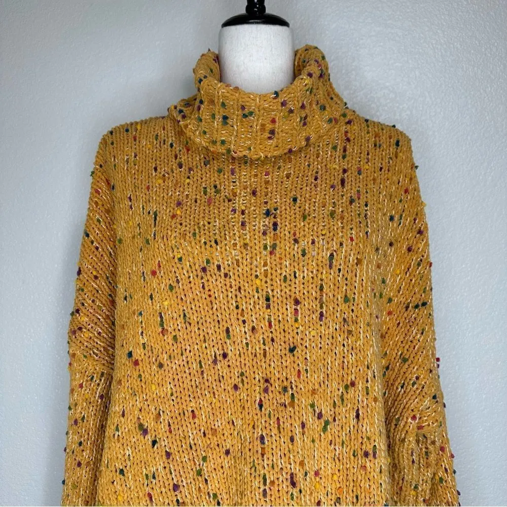POL Yellow Confetti Dot Knit Sweater - Image 3