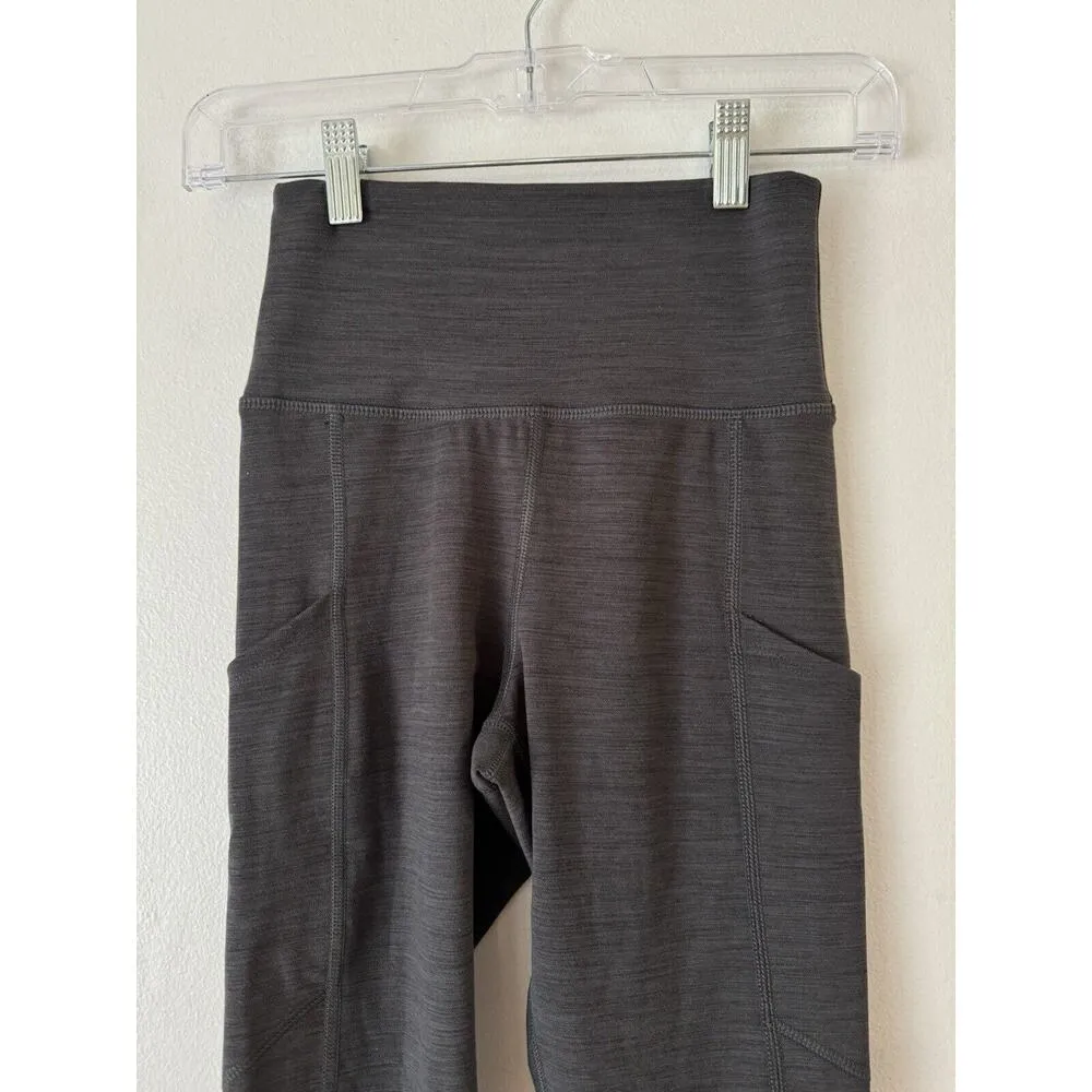 NWT American Eagle Charcoal Gray The Everything Pocket Leggings Women’s Size XS - Image 3