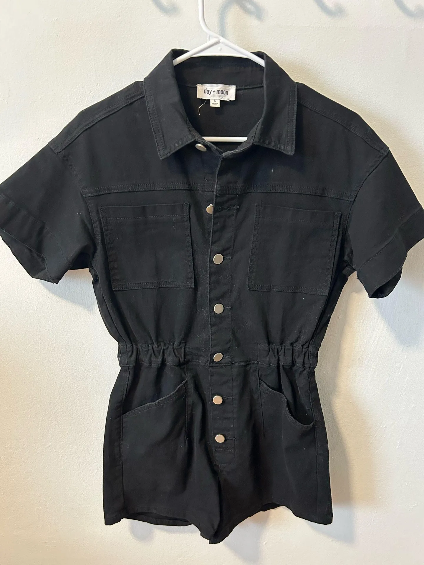 Day + Moon Denim Romper - Image 4