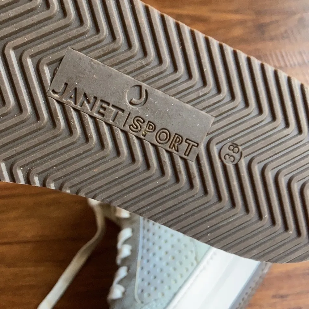 Janet sport platform hightop‎ sneakers size 38 Gray - Image 10