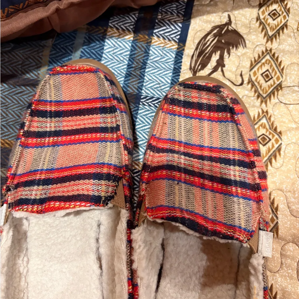 Sanuk Donna St Plaid Chill - Women’s indoor-outdoor slip-on size 9 - Image 3