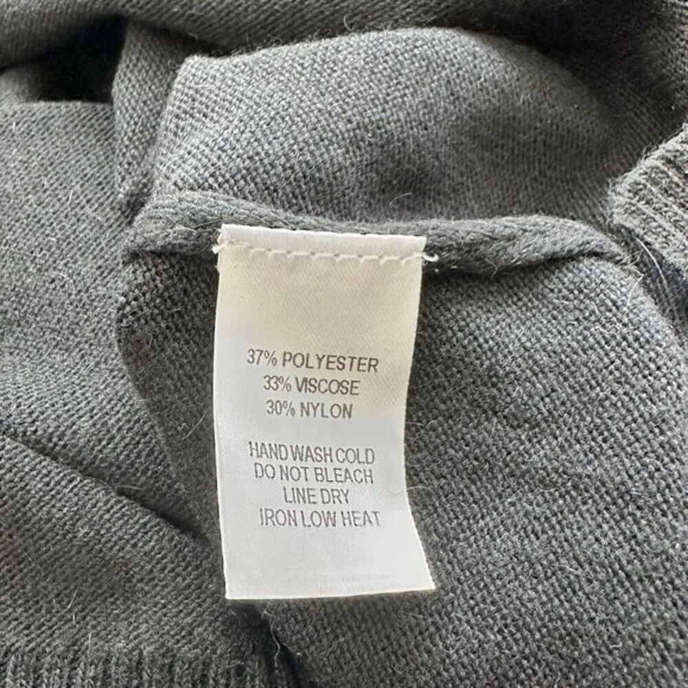 NWT Lulus S Women Black‎ Turtleneck pullover oversized Sweater - Image 5