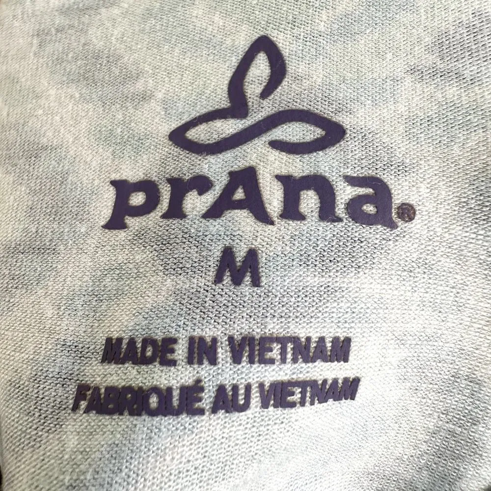 Prana Quinn Tank Top Pattern Sleeveless Scoop Neck Racerback Blue Guava Medium - Image 4