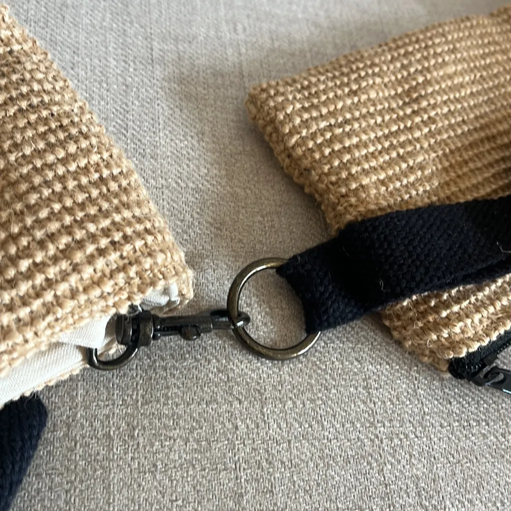 Wacoal Raffia Straw Tote with Detachable Wristlet‎ - Image 8