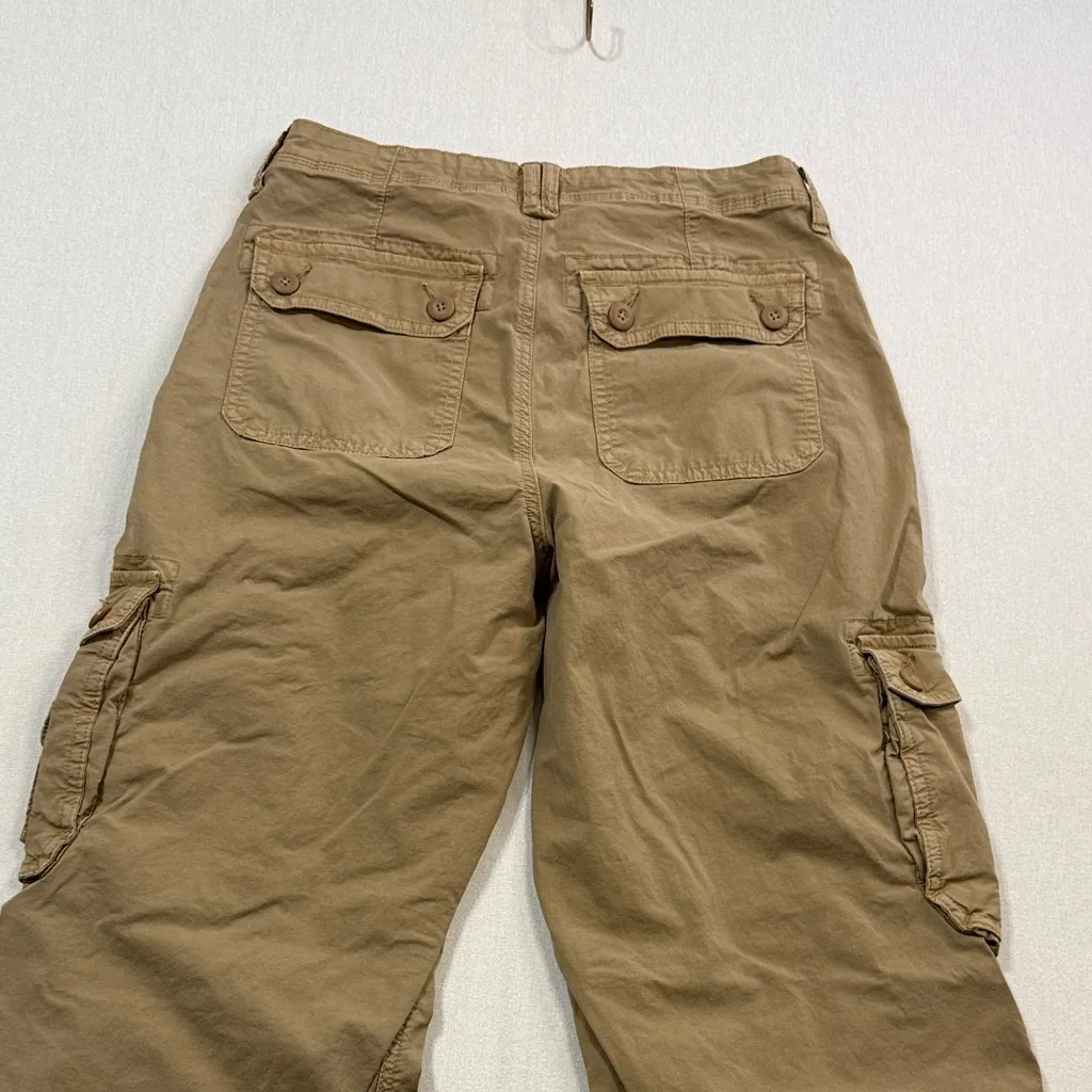 American Eagle Outfitters Women's Tan Cargo Jeans - Image 5