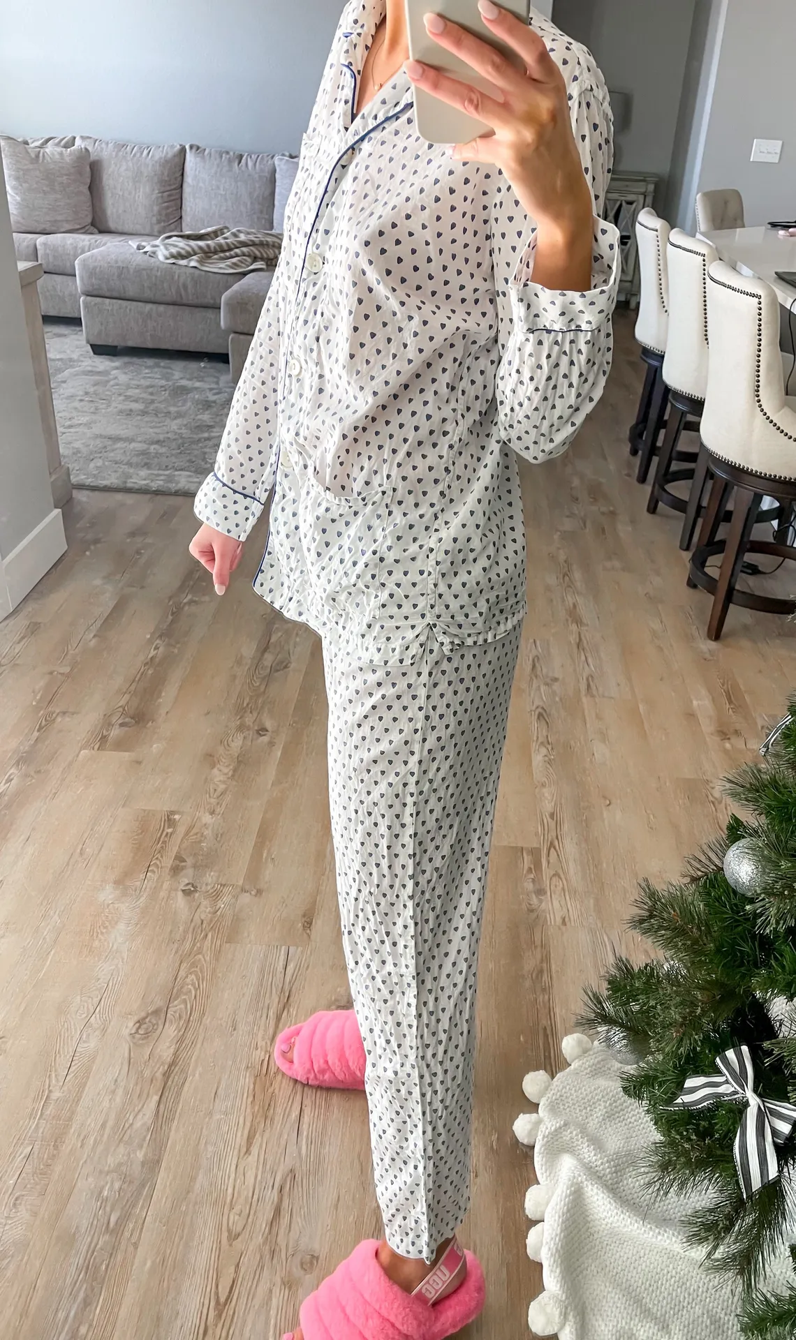 Roller Rabbit Blue Heart Pajama Set - Image 4