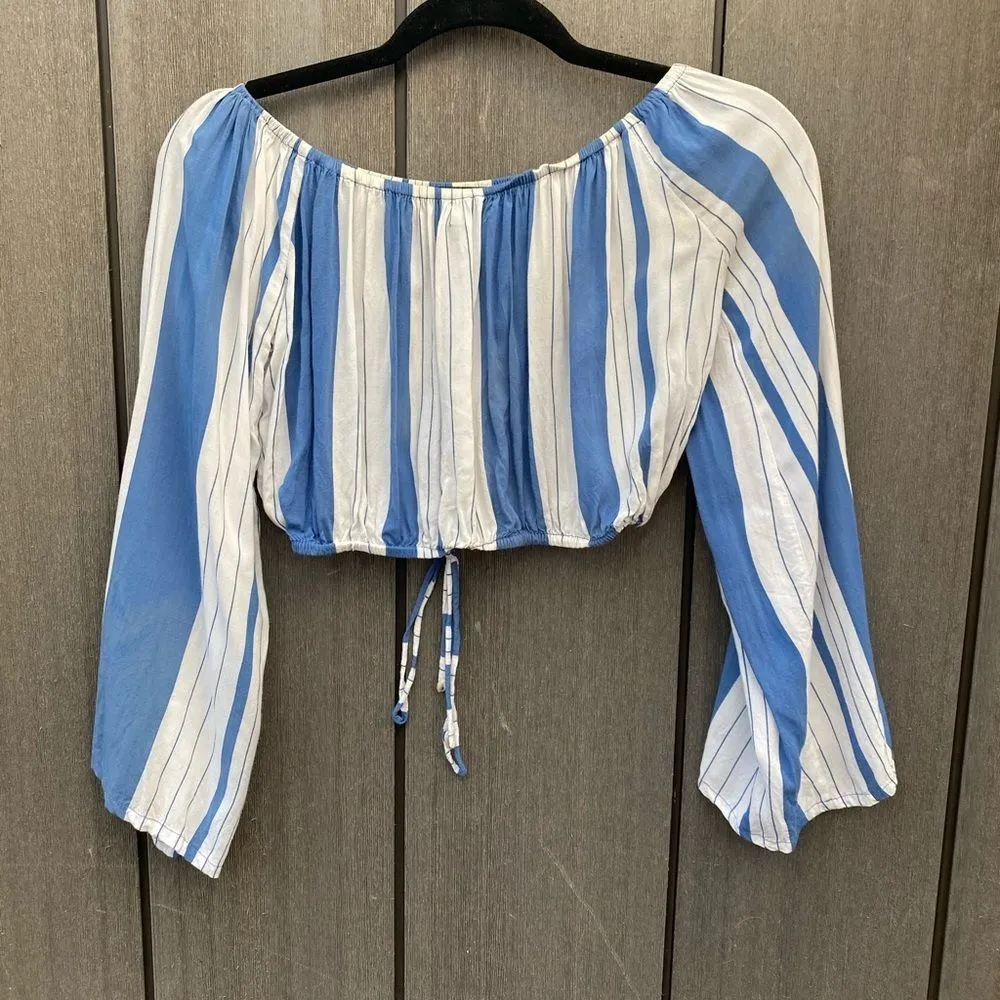 Faithfull the Brand Striped Crop Top - Image 4