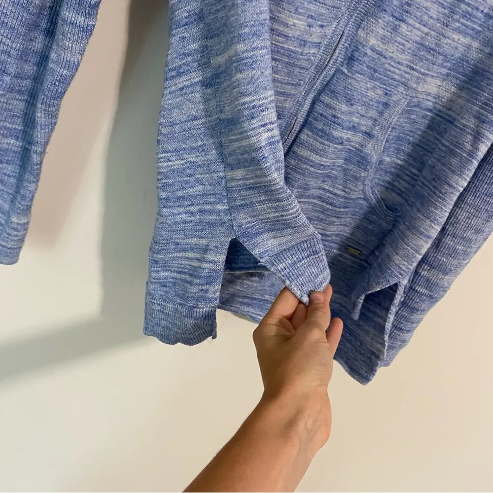 Ugg Willa Blue Night Sky Knit Full Zip Hoodie size Large - Image 5