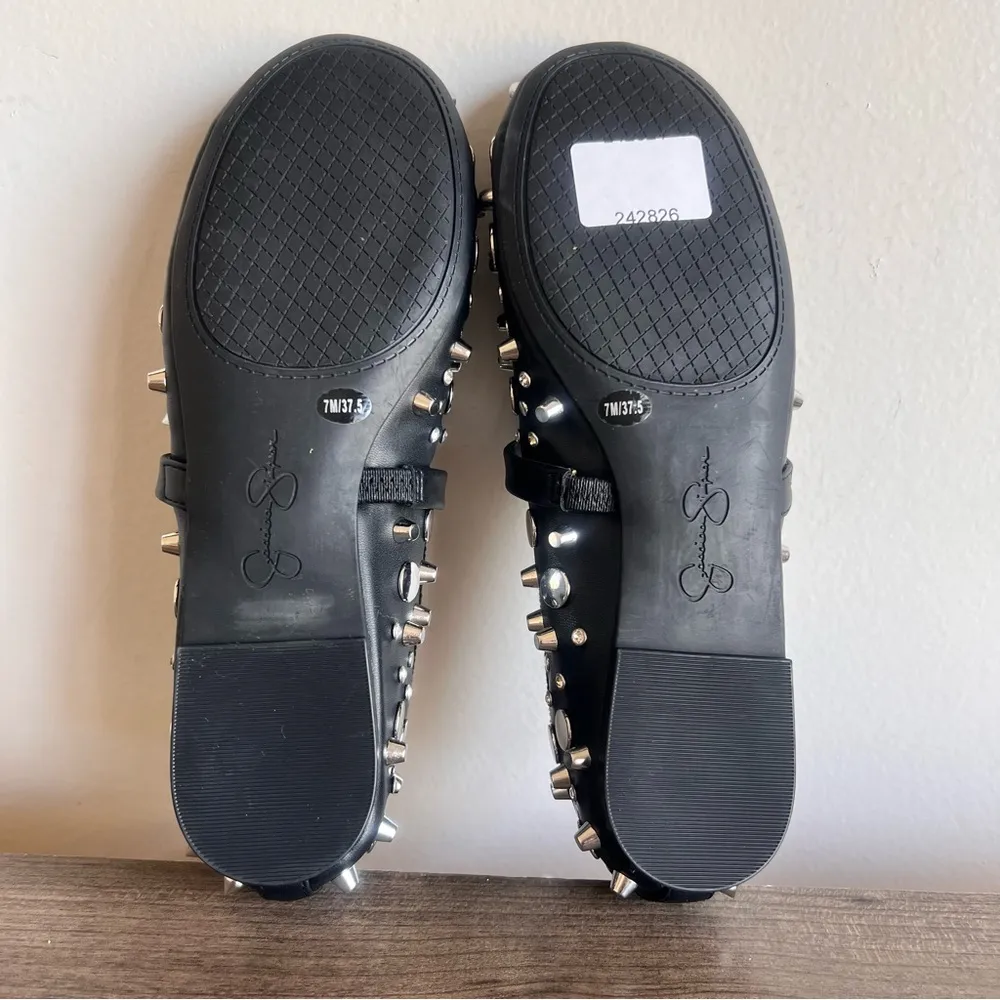 Jessica Simpson Studded Azalina Mary Jane Women's Slip On Shoe Size 7 #754A - Image 6