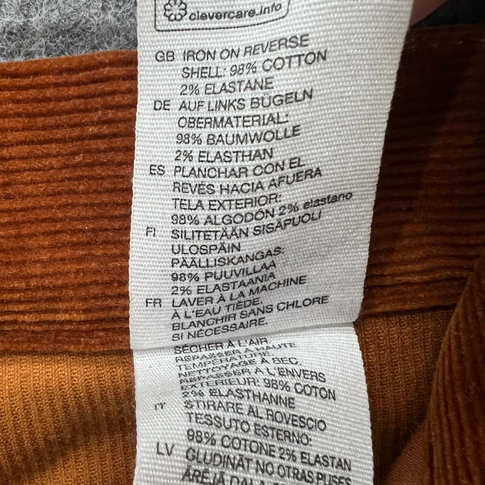 & Other Stories Pants Womens 2 Flare Corduroy Stretch Paris Atelier Kick Flare - Image 12