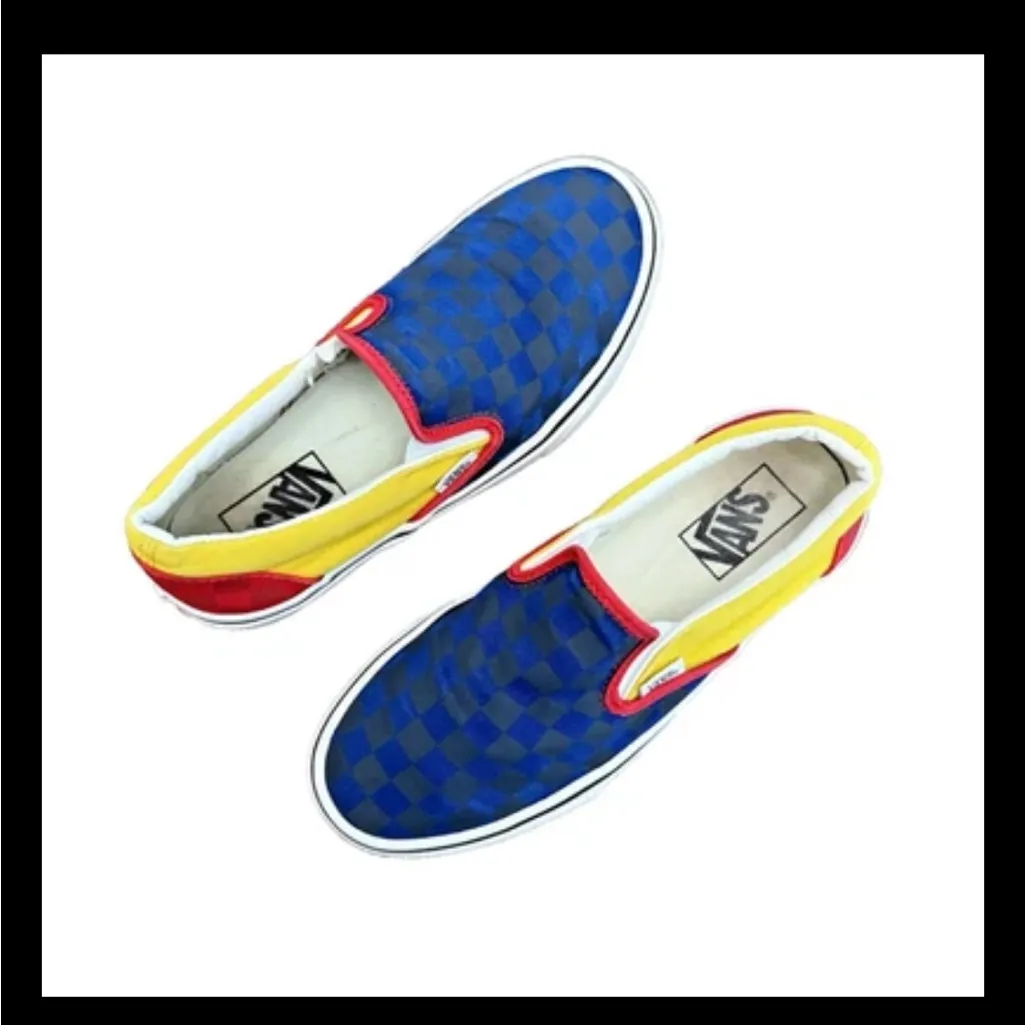 Vans OTW Classic Slip On Rally Sneakers Checkerboard Womens 7.5 Men 6 Skate Shoe - Image 11