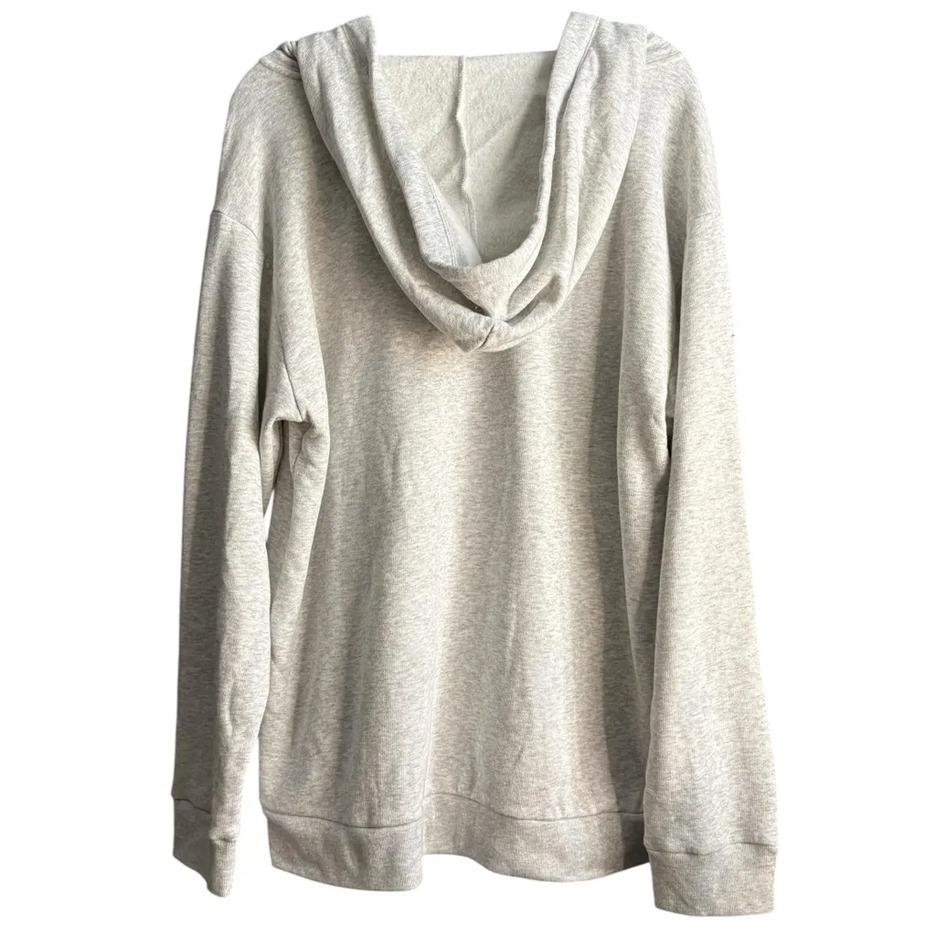 PINK Victoria's Secret Light Gray Sweatshirt - Image 2
