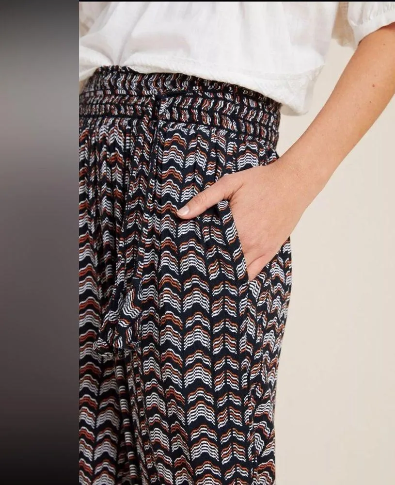 Anthropologie Women's Black Orange Aniya Pull On Balloon Jogger Pants XS EUC - Image 3