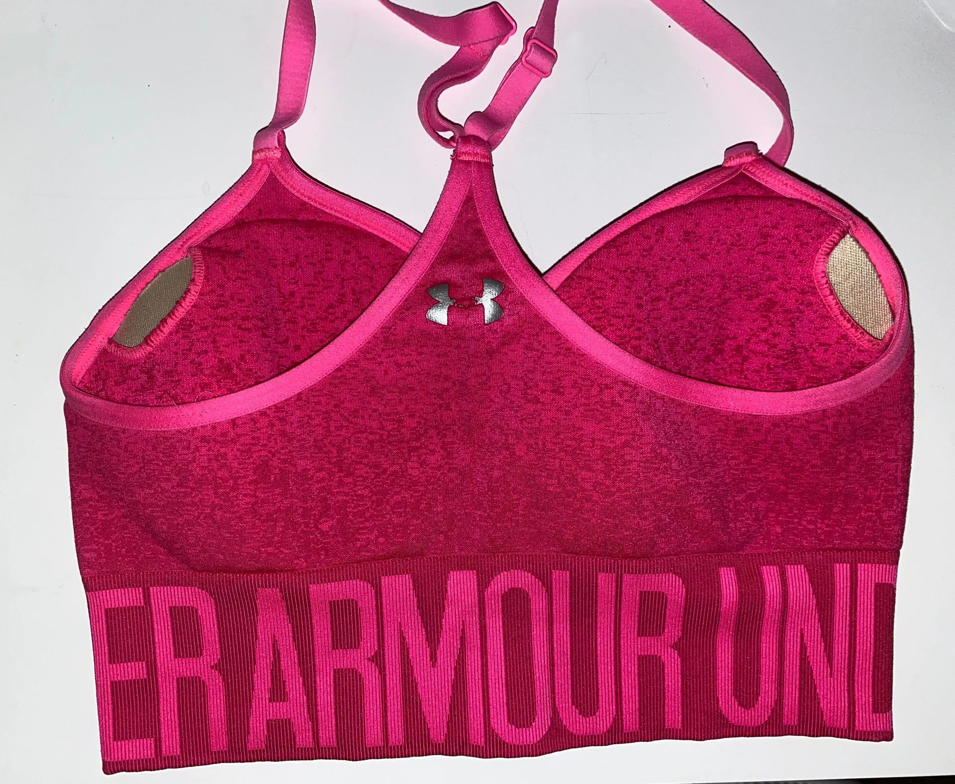 Under Armour Pink Sports Bra - Image 2