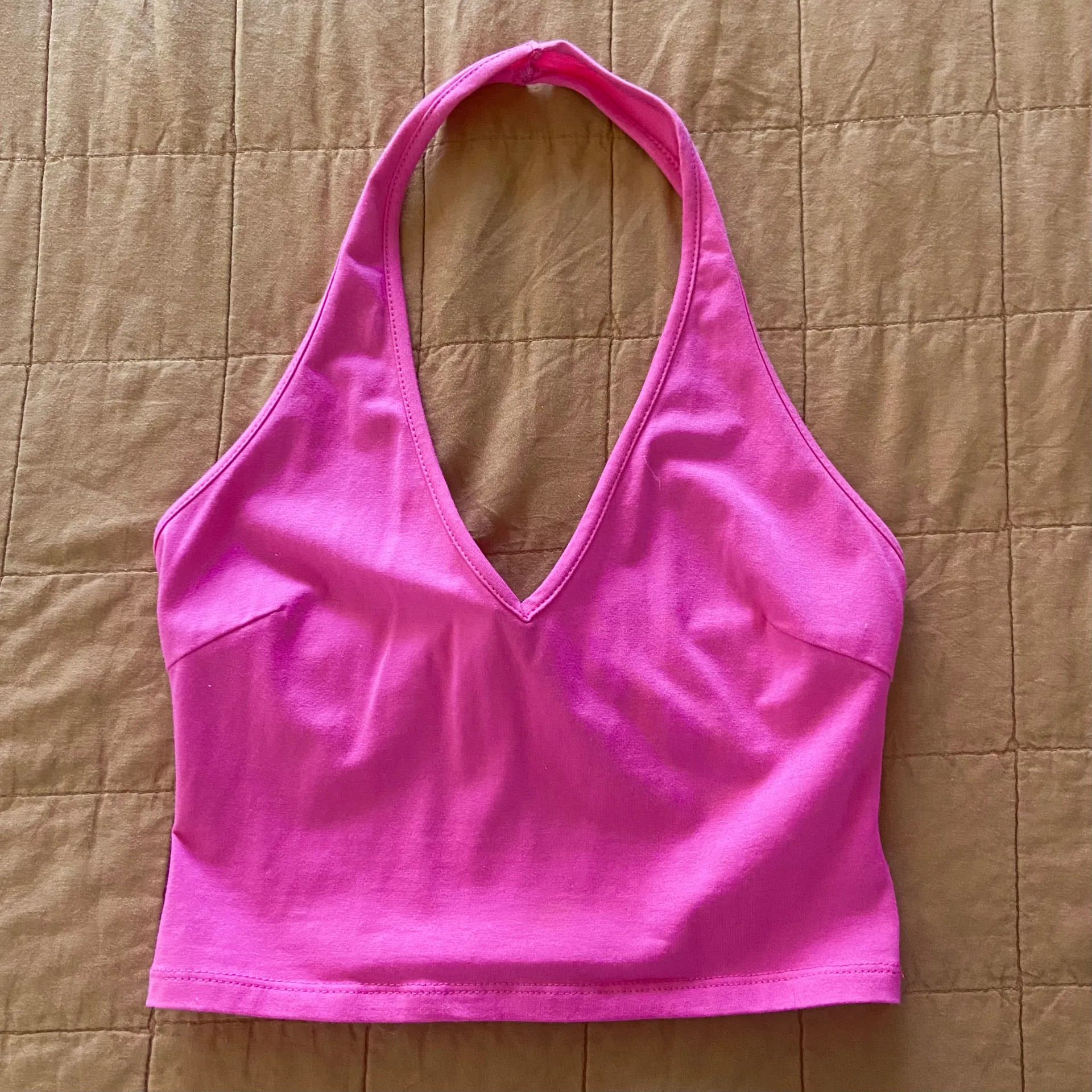 hot pink halter top - Image 2